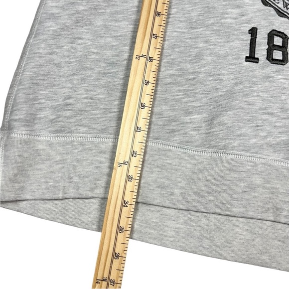 Abercrombie & Fitch Large Gray Logo Crew Neck Pullover Sweatshirt - Picture 9 of 10